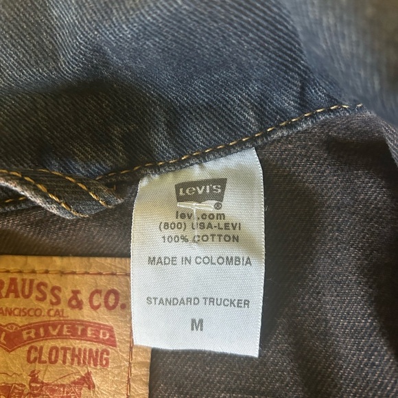 Vintage New Old Stock Levi's Men's Trucker Jacket Rust 705070604 Men’s Medium - Picture 8 of 13